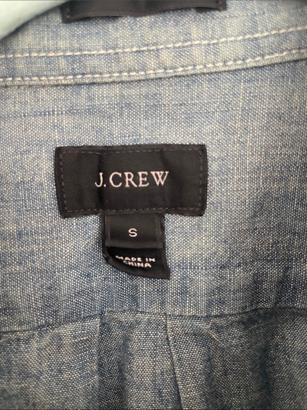 J. Crew Light Chambray Button-Down Shirt - Picture 3 of 6